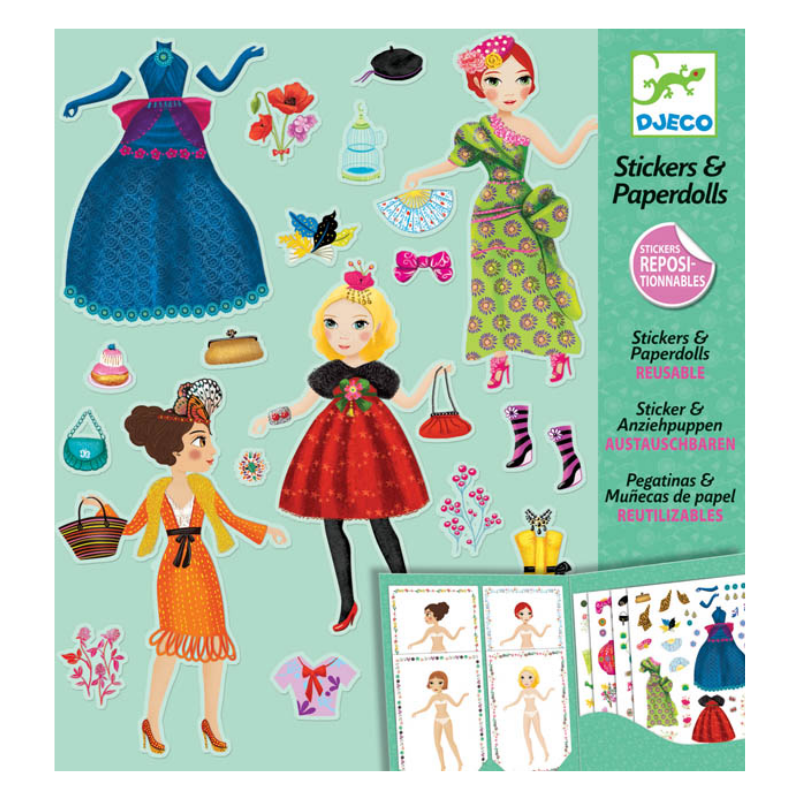 Paper Doll Fashion Set Little Peeps