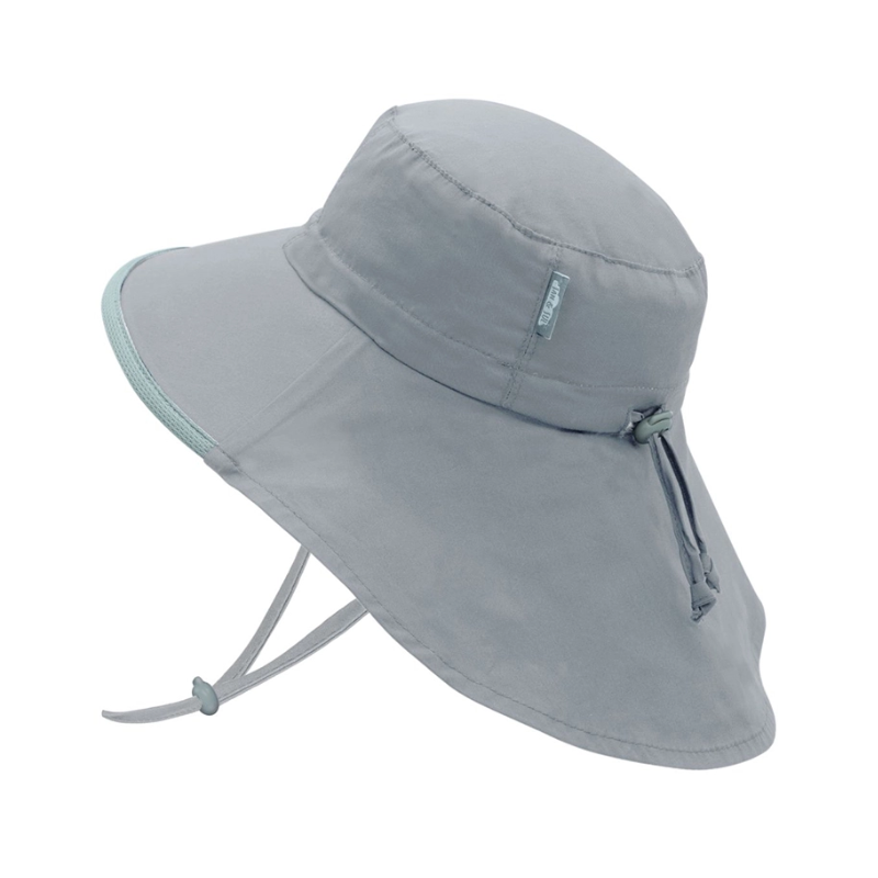 Grey Cotton Adventure Sun Hat Little Peeps