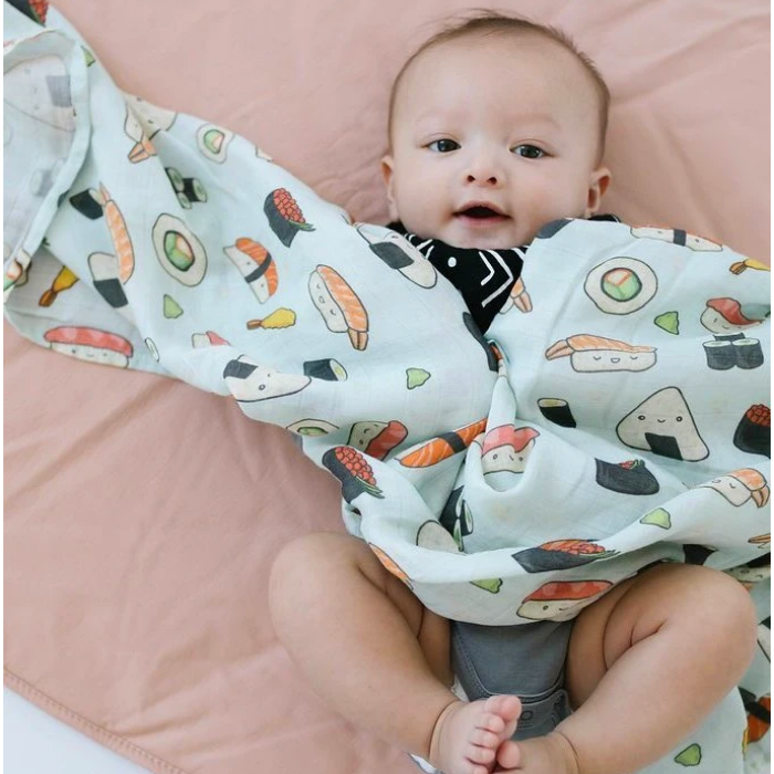 Sushi online muslin swaddle
