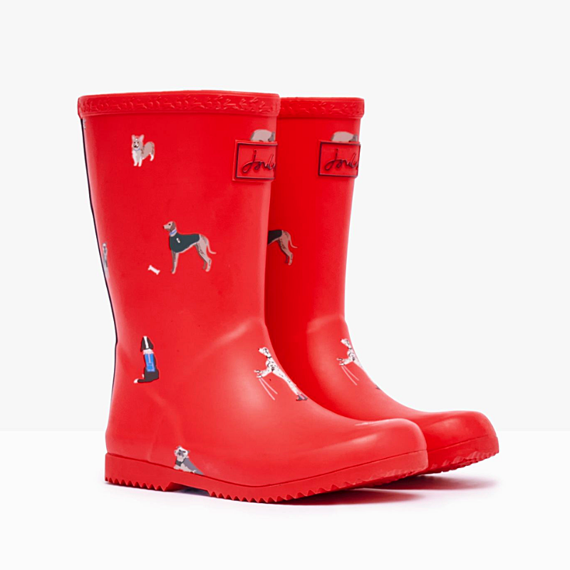 Joules raining 2025 dogs wellies
